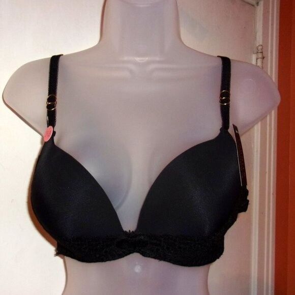 Youmita Black Lace Soft Cup Demi 40C Bra NWT - Picture 7 of 8